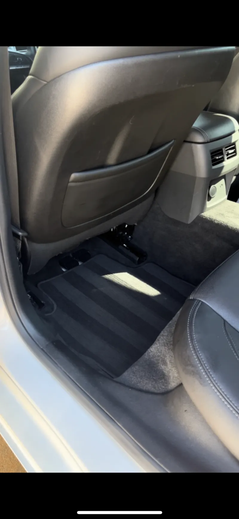 Pristine car interior after professional deep cleaning by Aqulux